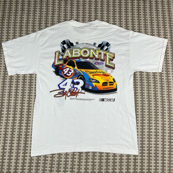 Vintage  NASCAR Cheerios Racing Car Tee T Shirt Men’s Sz L Preowned - Picture 1 of 8